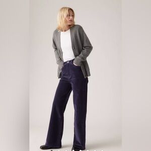 Levi's High Rise Wide Leg Jeans in Deep Navy